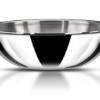 Stahl Triply Stainless Steel Artisan Tasla Without lid, 4624, 24cm, 1-Piece, Silver